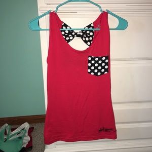 Red Bow Minnie Mouse Tank Top from DISNEY WORLD!